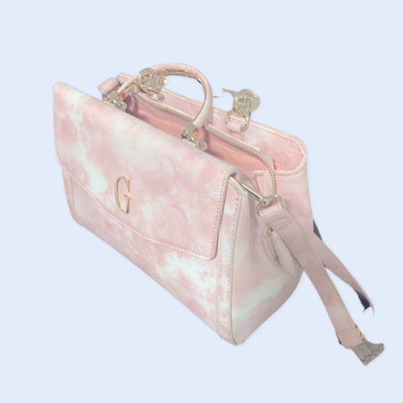 Pink & Gold Tie Die Guess Handbag - Picture 2 of 3